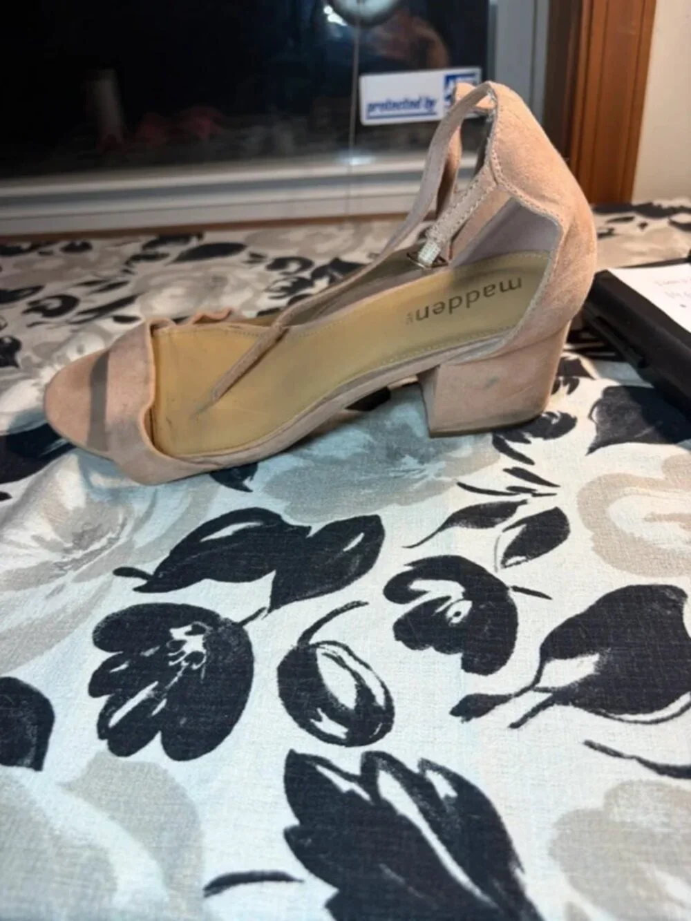 Tan suede Madden Girl heels